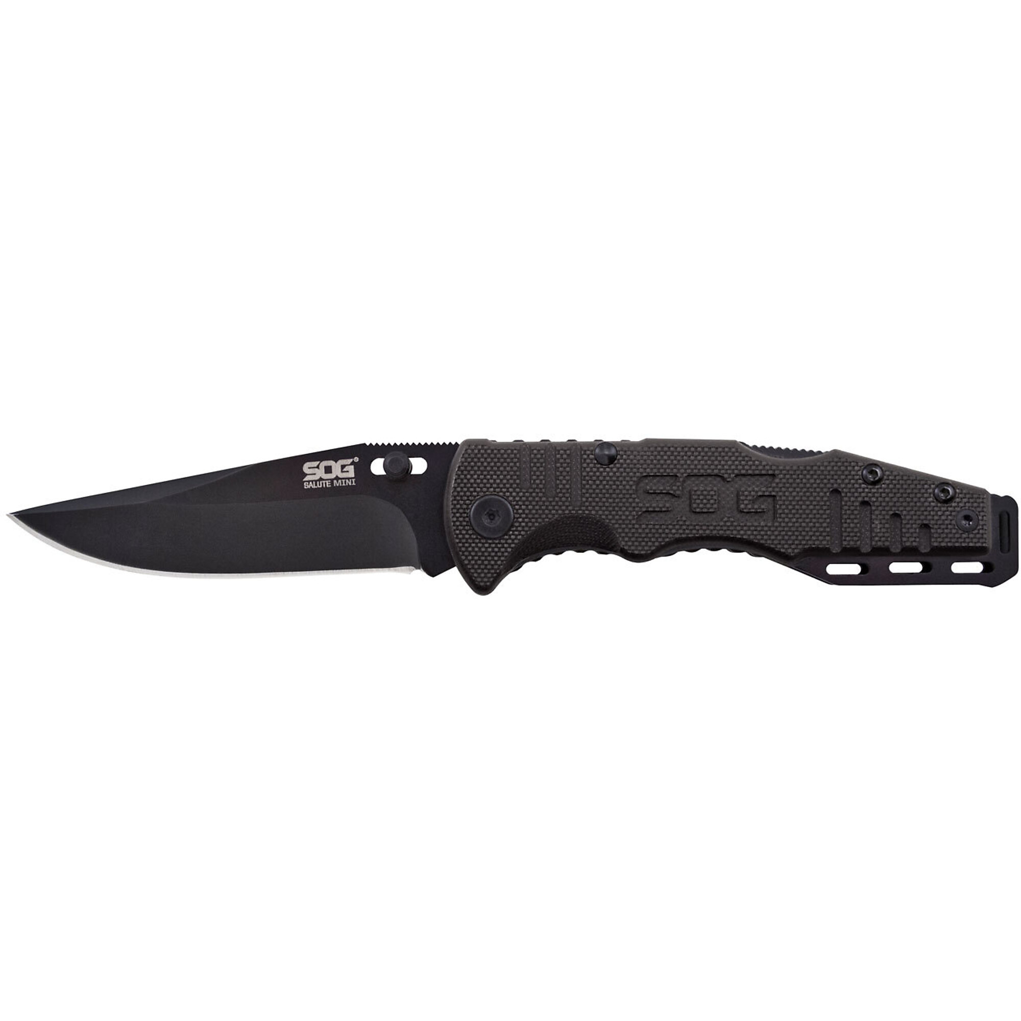 SOG Salute Mini Folding Knife - 3.1in. Blade, 4in. G10 Handle, Model# SOG-FF1101-CP